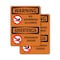 Signmission No Swimming Allowed Bilingual, 7 in W x Rectangle, Plastic OS-2PACK-WS-P-710-L-12718 - alternate 1